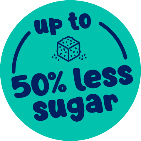 OLOE Shake - Benefits Badge - Up to 50% Less Sugar